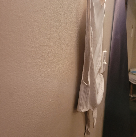 Revamped brand white zip up body suit, size small - Picture 7 of 7